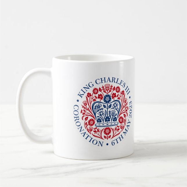 Taza De Café King Charles III Coronation Mug (Izquierda)