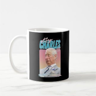 Taza De Café King Charles III - Diseño del ventilador estético