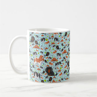 Taza De Café King Charles Spaniel Mug, Azul