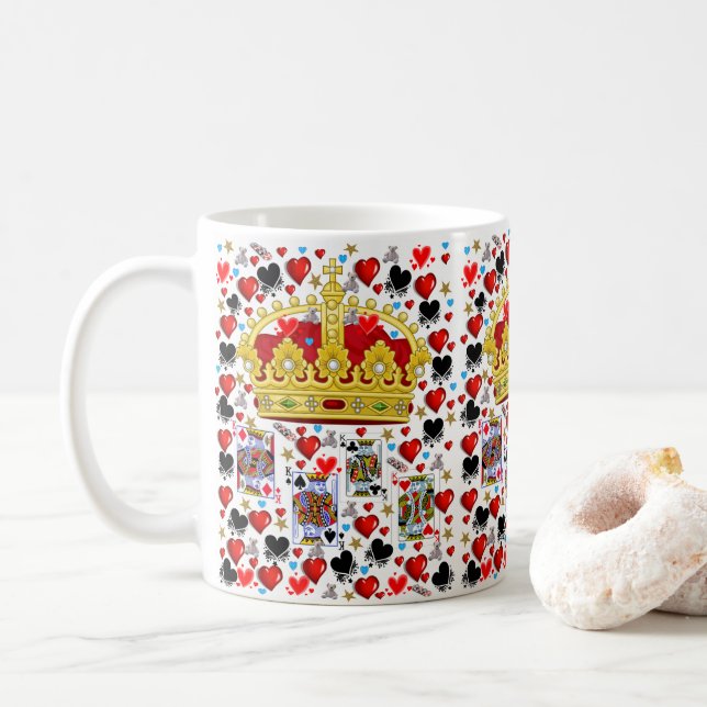 Taza De Café King Hearts Mug (Con donut)