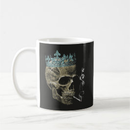 Taza De Café King of Ashes - Diseño de Calzado Gótico