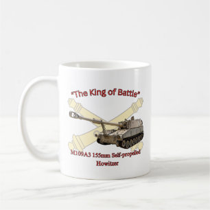 Taza De Café "King of Battle" M109A3 155mm SP Howitzer mug