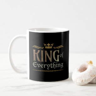 Taza De Café KING of Everything - Abuelo Padre Real