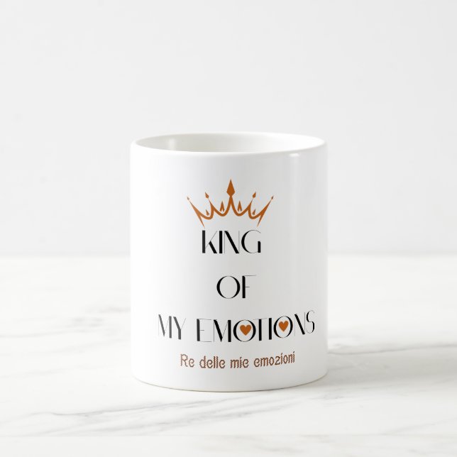 Taza De Café King of My Emotions Mug (Centro)