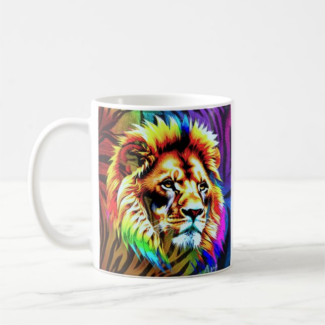 Taza De Café King of the Jungle Lion  (Izquierda)