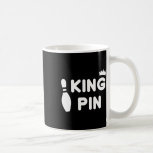 Taza De Café King Pin Bowling Divertida Cute Couples Bowler Lea