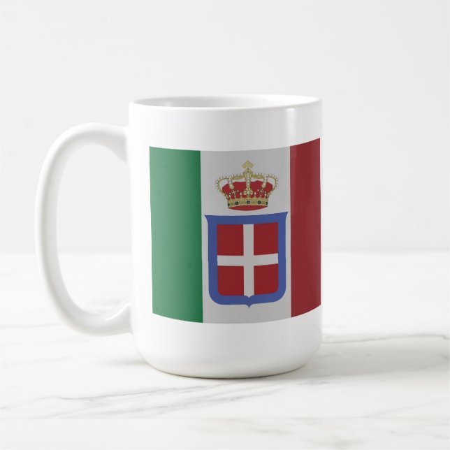 Taza De Café Kingdom of Italy flag  (Izquierda)