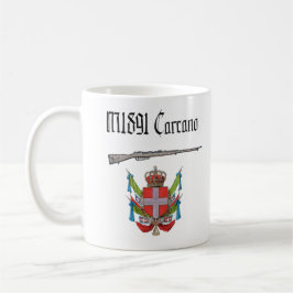 Taza De Café Kingdom of Italy WW1 M1891 Carcano rifle 
