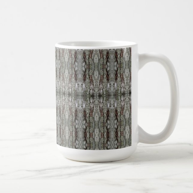 Taza De Café Kingdom Tree Bark Patterned (Derecha)