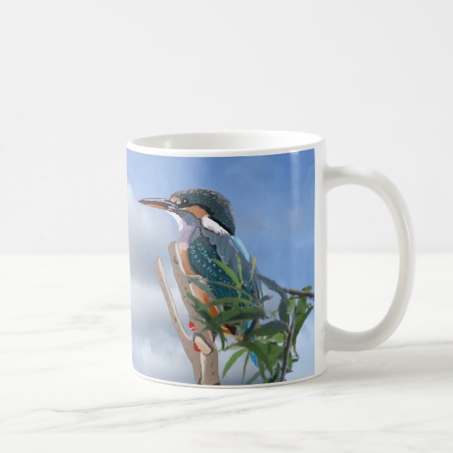 Taza De Café Kingfisher y Willow Coffee Mug (Derecha)