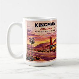 Taza de café Kingman Ruta 66 Regalo al lado de la