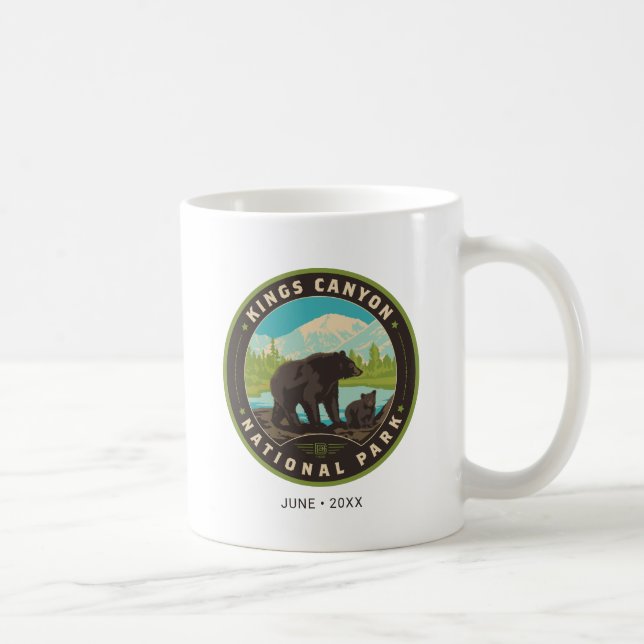 Taza De Café Kings Canyon National Parks (Derecha)