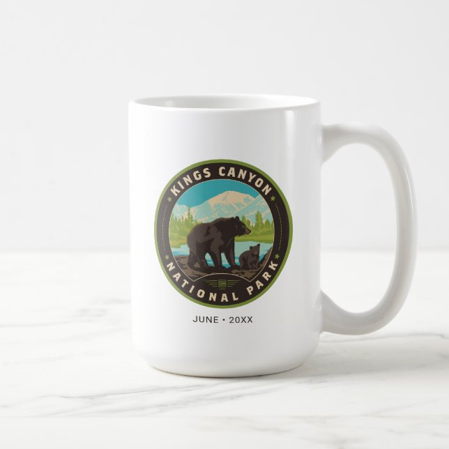 Taza De Café Kings Canyon National Parks (Derecha)