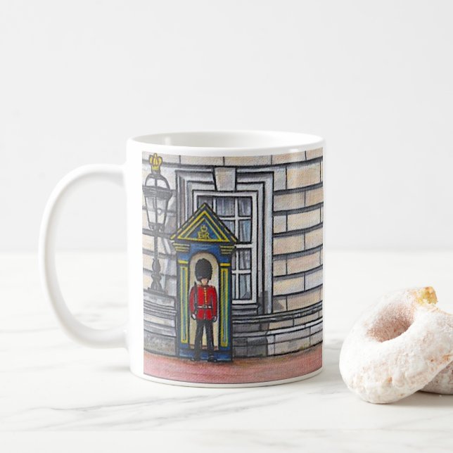 Taza De Café Kings Guard Painting (Con donut)