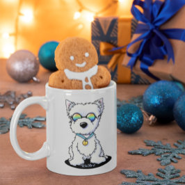Taza De Café KiniArt Groovy Westie