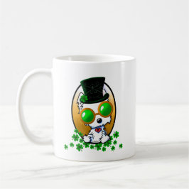 Taza De Café KiniArt Westie Terrier St. Paddy's