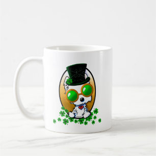 Taza De Café KiniArt Westie Terrier St. Paddy's