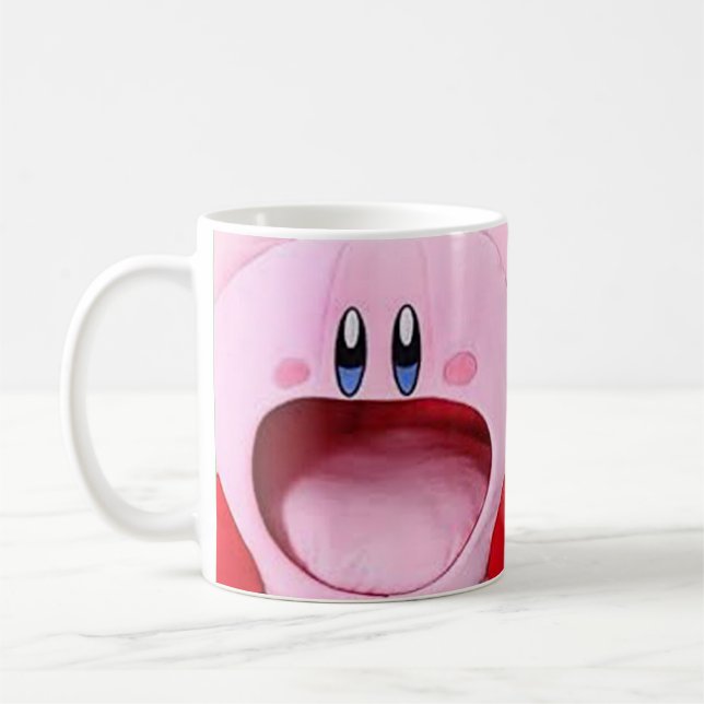 Taza De Café Kirby Mug con rata (Izquierda)