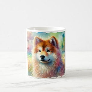 Taza De Café Kishu Dog in Serene Nature 270824AREF129 - Waterco
