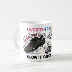 Taza De Café Kit de árbitro sin preocupaciones — divertido árbi