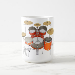 Taza De Café Kit de batería naranja: