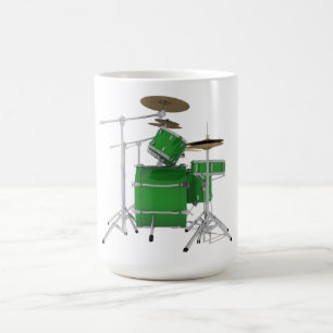 Taza De Café Kit de batería verde: