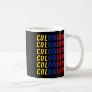 Taza De Café Kit de Jersey de Fútbol con Bandera Colombiana 242
