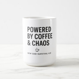 Taza De Café Kit de supervivencia para nuevos padres impulsado 