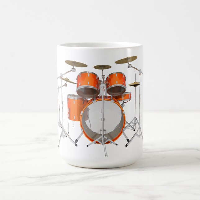 Taza De Café Kit de tambor Naranja: (Centro)