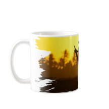 Kite Surfing en Sunset Silhouette