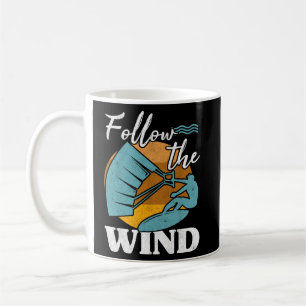 Taza De Café Kiteboarder Siga Al Wind Kitesurfer Kite Surf K