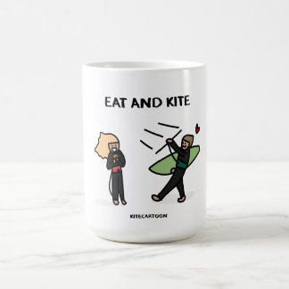 Taza De Café Kiteboarding/kitesurfing - Comida y cometa