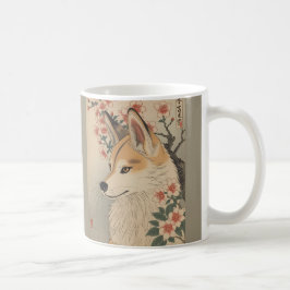 Taza De Café Kitsune & cherry blossom