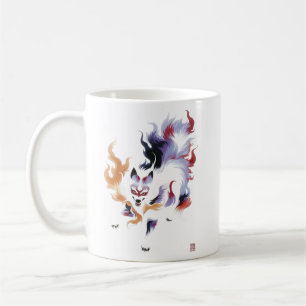 Taza De Café Kitsune tradicional