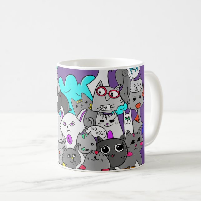 Taza De Café Kitten Mashup (Anverso derecho)