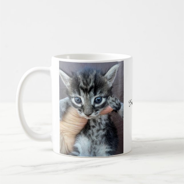 Taza De Café Kitten Mug, Procrastinator Mug, Funny Mug (Izquierda)