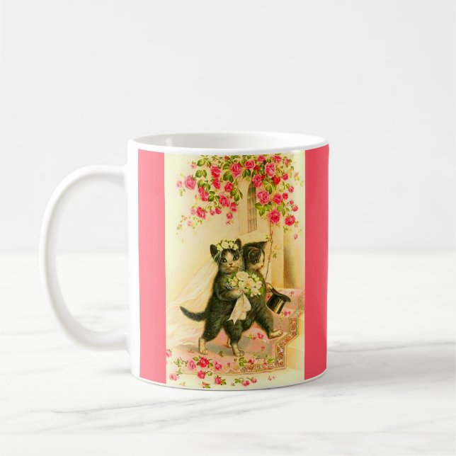Taza De Café kitten newlyweds (Izquierda)