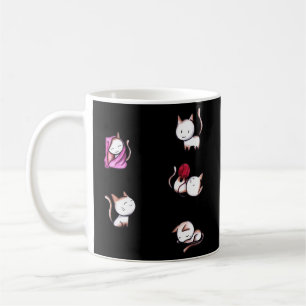 Taza De Café Kitty Cálido Ball De Fur Happy Kit