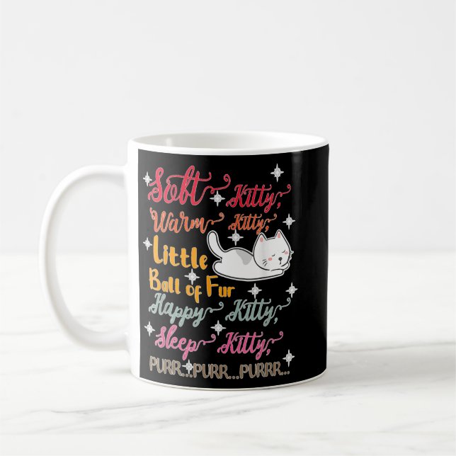 Taza De Café Kitty Cálido Y Cálido Ball Pequeño Ball De Sueño D (Izquierda)