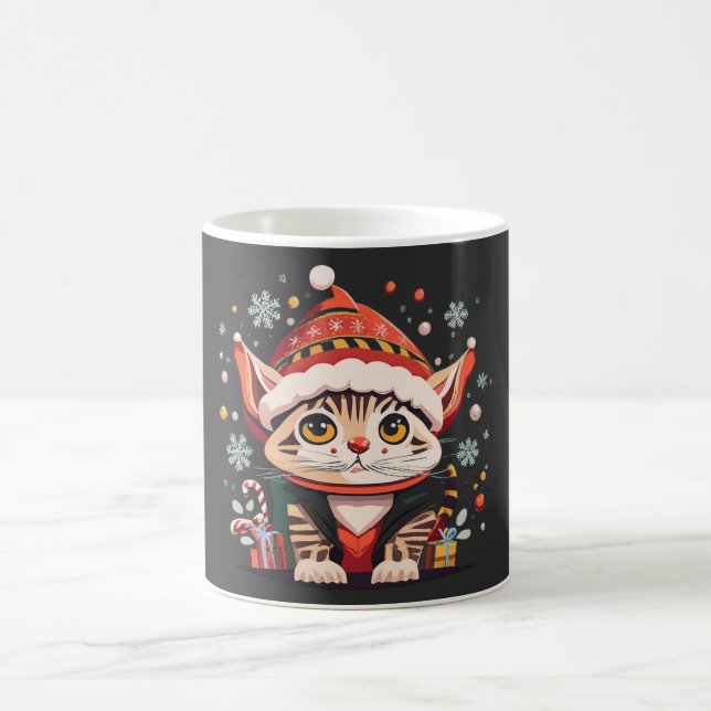 Taza De Café Kitty Santa Claus Mug (Centro)