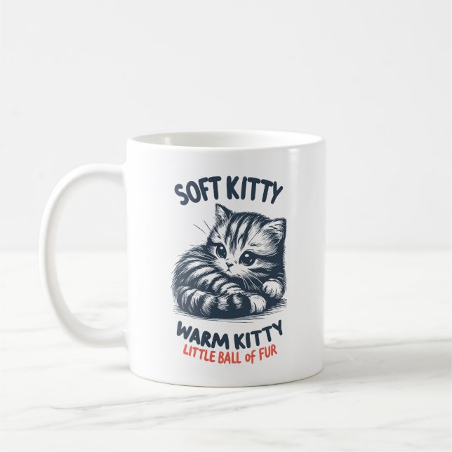Taza De Café Kitty suave (Izquierda)