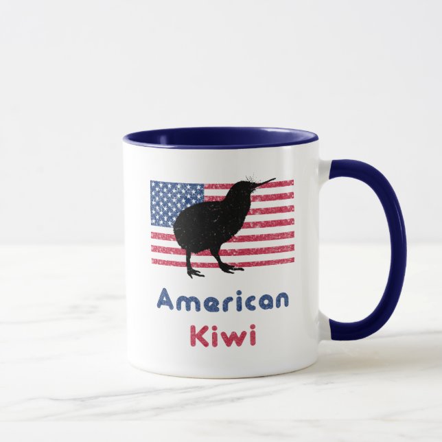 Taza de café Kiwi Americano (Derecha)