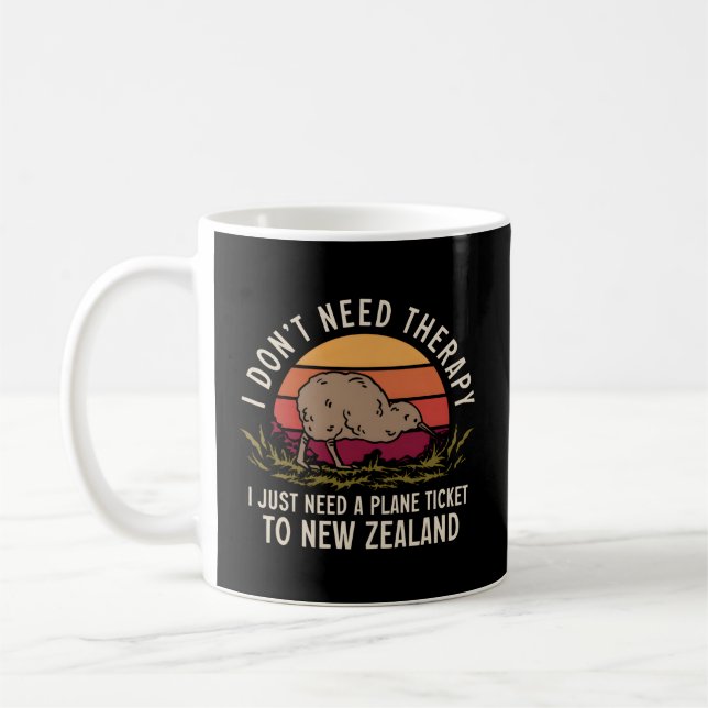 Taza De Café Kiwi Bird Nueva Zelanda (Izquierda)