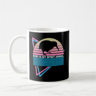 Taza De Café Kiwi es mi animal espiritual Kiwi es mi animal esp