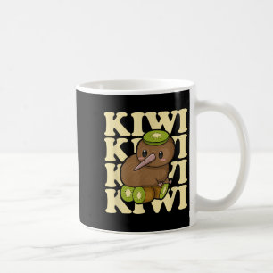 Taza De Café Kiwi Nueva Zelanda Cita para un amante de las aves