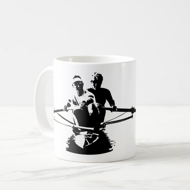 Taza De Café Kiwi Pair Rowing (Anverso izquierdo)