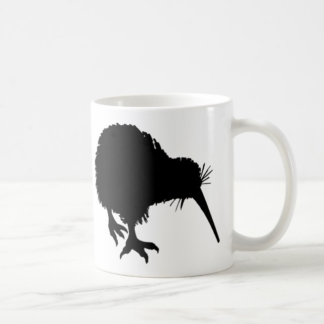 Taza De Café Kiwi Silhouette (Derecha)