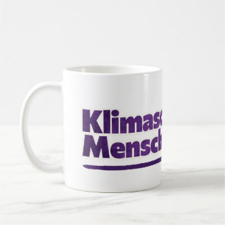 Taza De Café Klimaschutz ist Menschenschutz