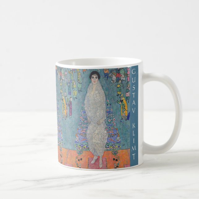 Taza De Café Klimt – Retrato de Elisabeth Lederer – Personaliza (Derecha)