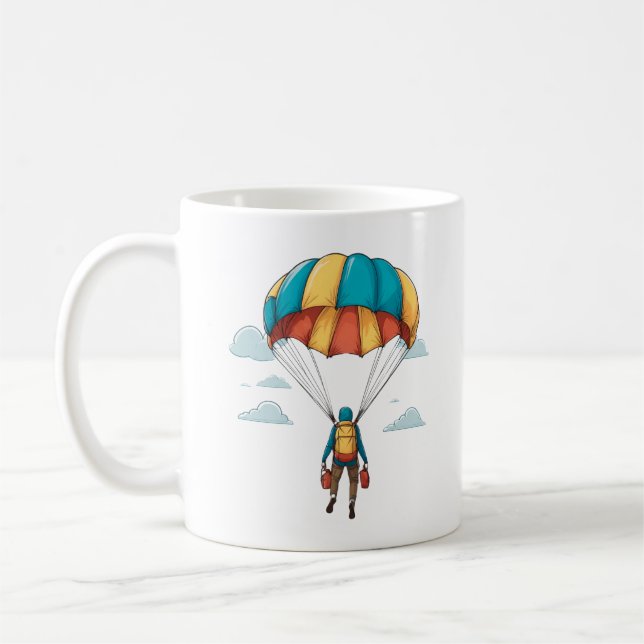 Taza De Café Knapsack Parachute Mug (Izquierda)